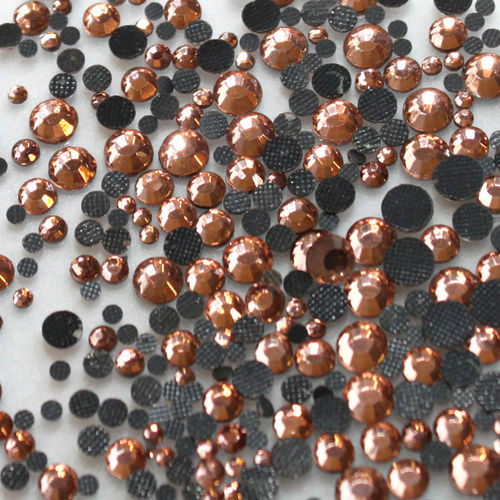 1000 rhinestones hotfix s06 color N°109 Peach 2,1mm