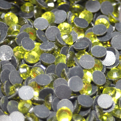 100 rhinestones s20 hotfix color n°135 olive green