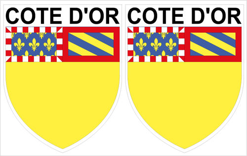 COTE D'OR sticker x 2