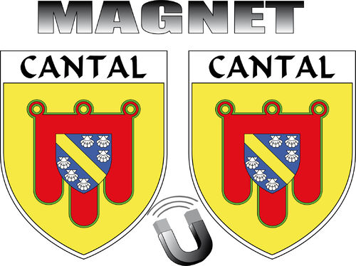 CANTAL MAGNET x 2