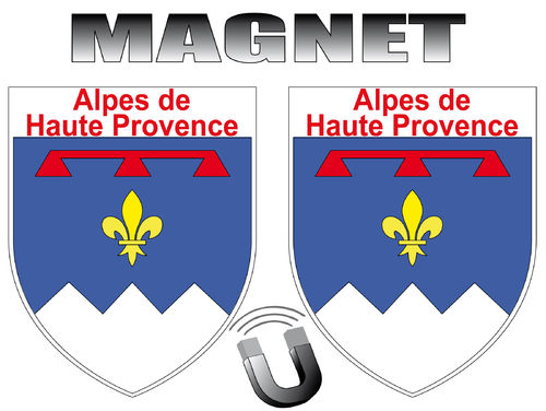 ALPES DE HAUTE PROVENCE MAGNET x 2