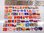 EUROPE FLAG 63 STICKERS 10x15mm