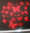 24 BUTTERFLY RED GLITTER 10 à 60 mm HOTFIX