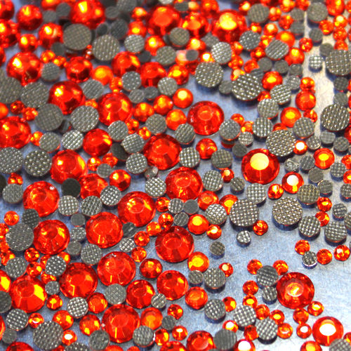 1000 rhinestones hotfix s06 color N°131 orange 2,1mm