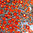 1000 rhinestones hotfix s06 color N°131 orange 2,1mm
