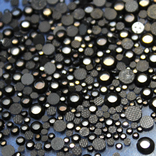 1000 rhinestones hotfix s06 color N°134 black and miror2,1mm