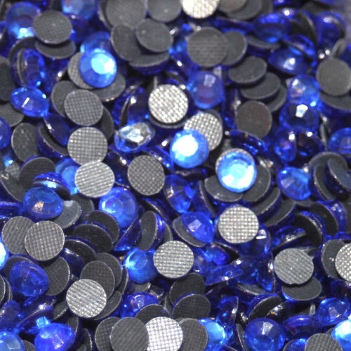 100 rhinestones s20 hotfix color n°105 bleu saphir clair