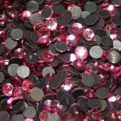 100 rhinestones s20 hotfix color n°124 light pink