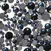 250 rhinestones s16 hotfix 4 mm color n°108 dark blue