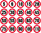 Limitation cercle rouge 10cm Vitesse 80 KMH