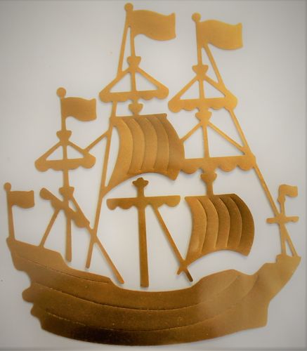 sailing ship sticker