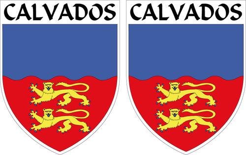 CALVADOS SWAPPEN Aufkleber x 2