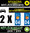 2 Stickers réfléchissant style AUTO Plaque département 04