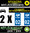 2 Stickers réfléchissant style AUTO Plaque département 02