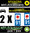 2 Stickers réfléchissant style AUTO Plaque département 91