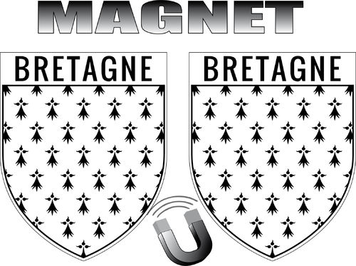 BRETAGNE MAGNET x 2