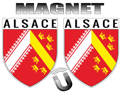 ALSACE MAGNET x 2
