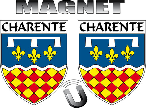 CHARENTE MAGNET x 2