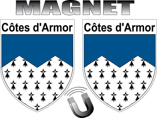 COTE D'ARMOR MAGNET x 2