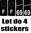 4 Stickers Full style AUTO Plaque F+ 69
