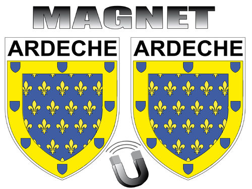 ARDECHE 2 X  - MAGNET