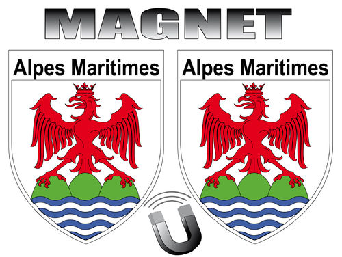 ALPES MARITIMES MAGNET x 2