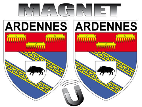 ARDENNES MAGNET x 2