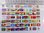 63 Stickers drapeaux différents 10x15mm de Pays en Afrique