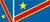 CONGO DEMOCRATIQUE 4X flag adhesive vinyl stickers