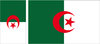 ALGERIE 4X drapeau sticker autocollant vinyle