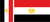 EGYPTE 4X drapeau sticker autocollant vinyle