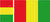 GUINEE 4X drapeau sticker autocollant vinyle