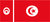 TUNISIE 4X drapeau sticker autocollant vinyle