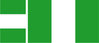 NIGERIA 4X drapeau sticker autocollant vinyle