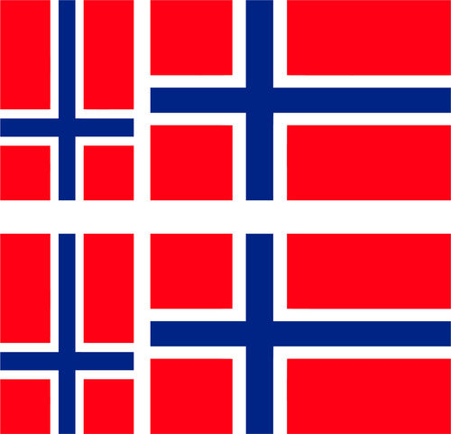 NORWAY 4X flag adhesive vinyl stickers