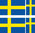 SWEDEN 4X flag adhesive vinyl stickers