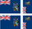 GEORGIE DU SUD & ILES SANDWICH 4 x drapeau sticker