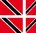 TRINITE ET TOBAGO 4 x drapeau sticker