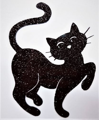 CHAT NOIR THERMOCOLLANT
