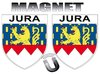 2 Magnets blason du JURA 39